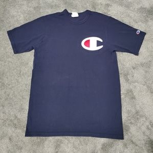 Navy blue Champion Big C logo Tee